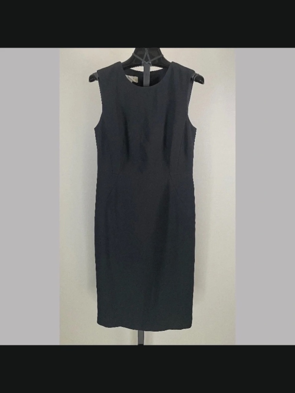 Hobbs Dress Womens 4 black sheath designer cocktail classic